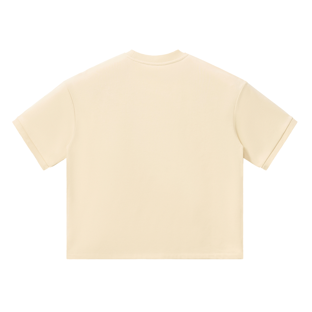 Heavyweight Boxy T-Shirt / BEIGE