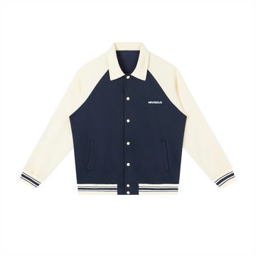 Navy Blue with Apricot