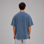 Heavyweight Snow Washed T-Shirt / NAVY BLUE