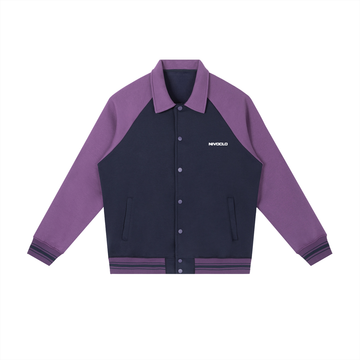 Navy Blue with Purple