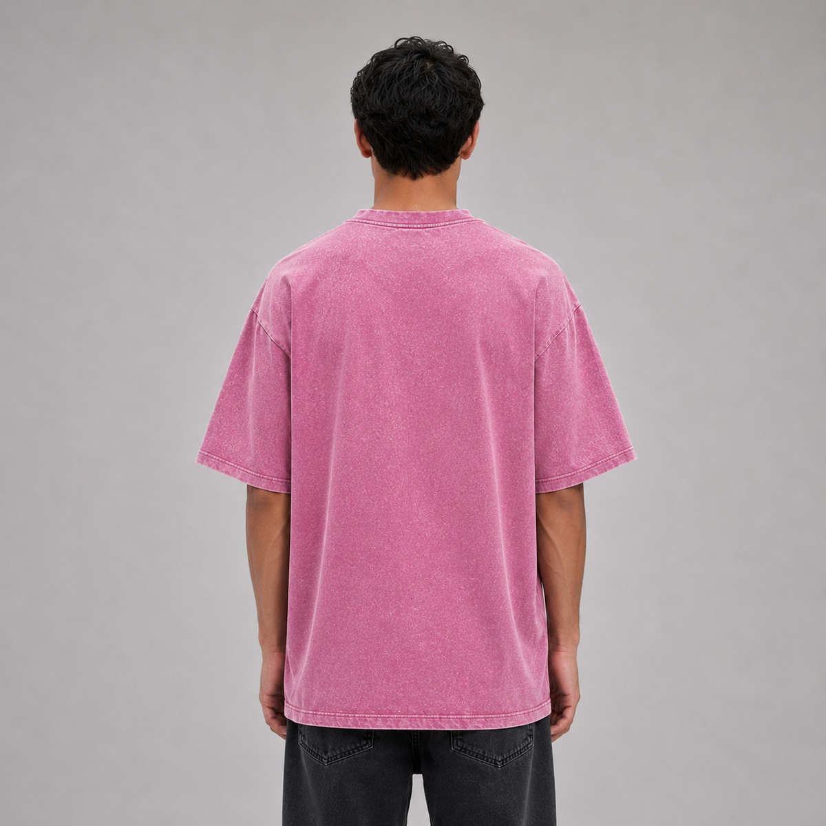Heavyweight Snow Washed T-Shirt / PINK