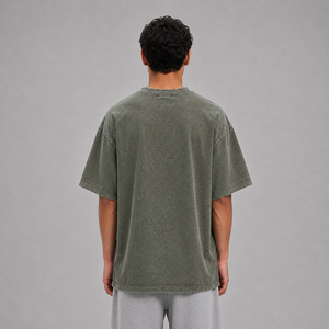 Heavyweight Snow Washed T-Shirt / GREEN