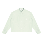 Boxy Long Sleeve Shirt / LIMETTE GREEN