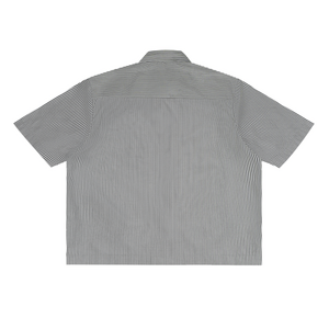 Oversized Vertical Stripe Boxy Shirt