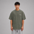Heavyweight Snow Washed T-Shirt / GREEN