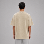 Heavyweight Snow Washed T-Shirt / BEIGE