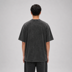 Heavyweight Snow Washed T-Shirt / BLACK