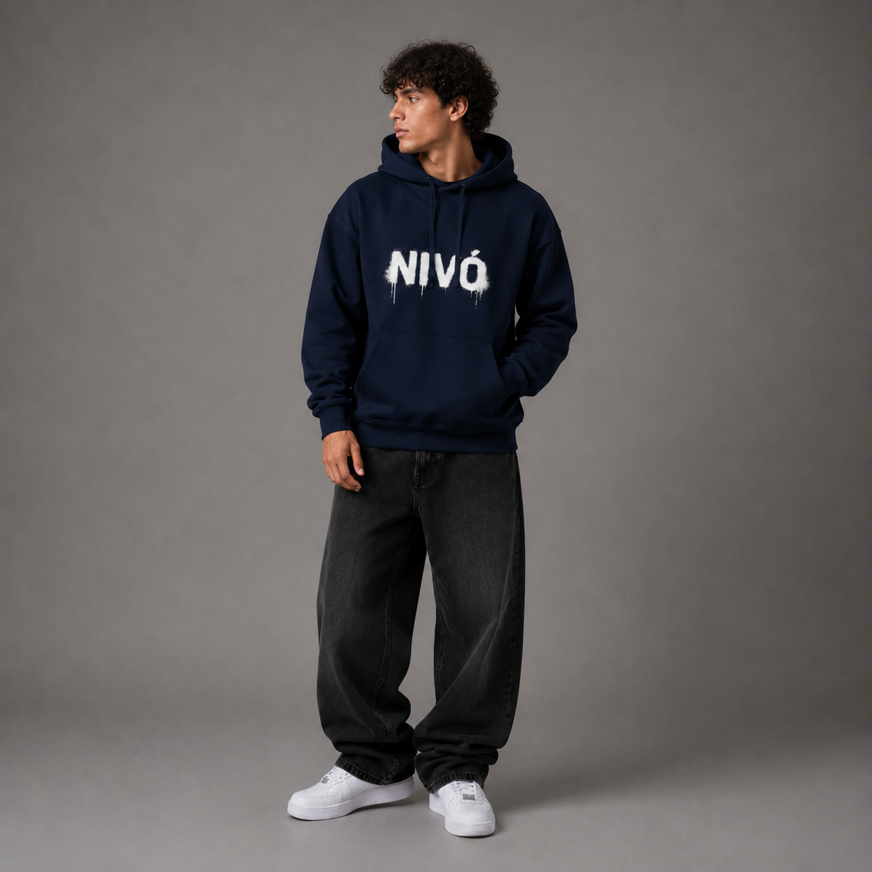 NIVÓ® GRAFF Hoodie / NAVY