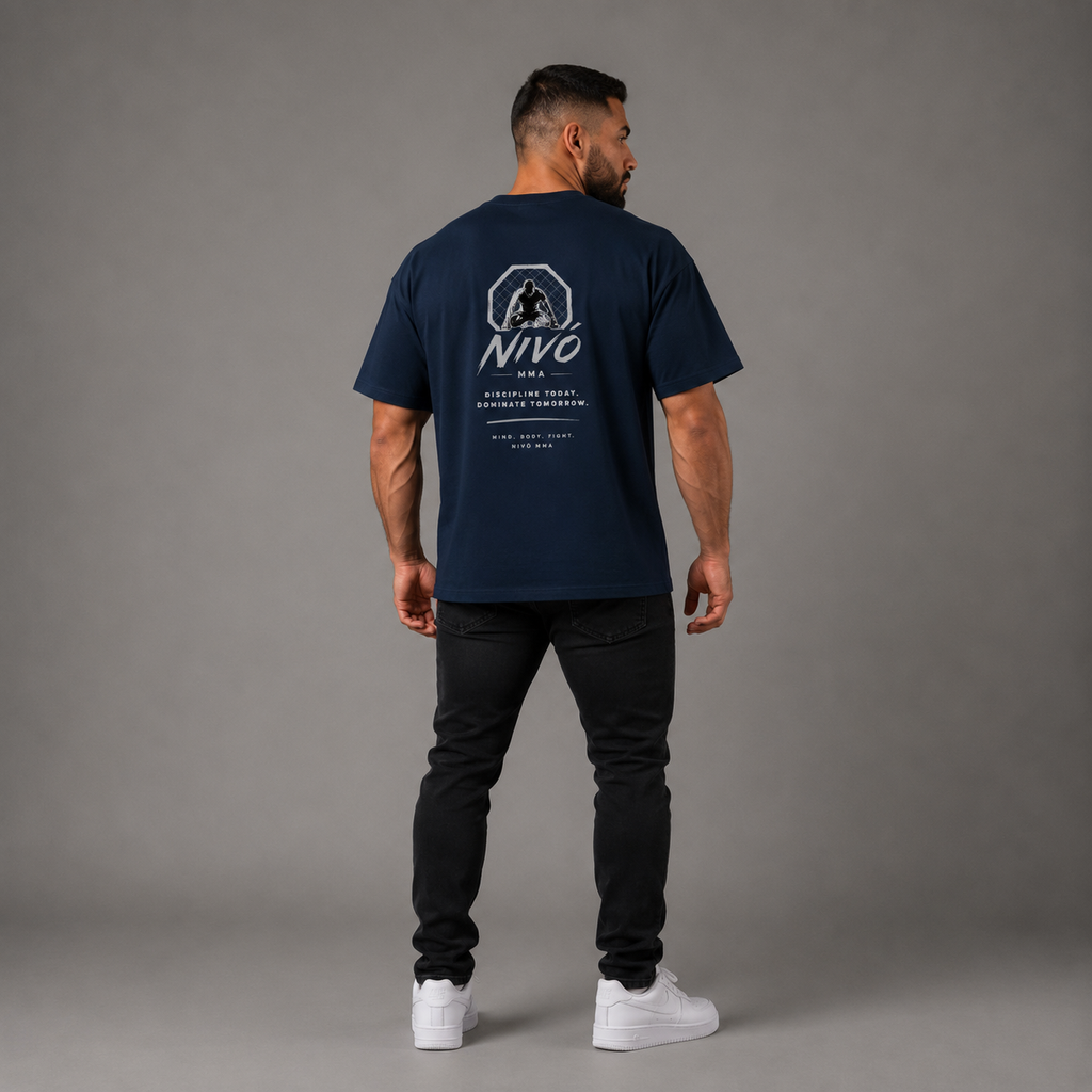NIVÓ®OCTAGON T-Shirt / NAVY