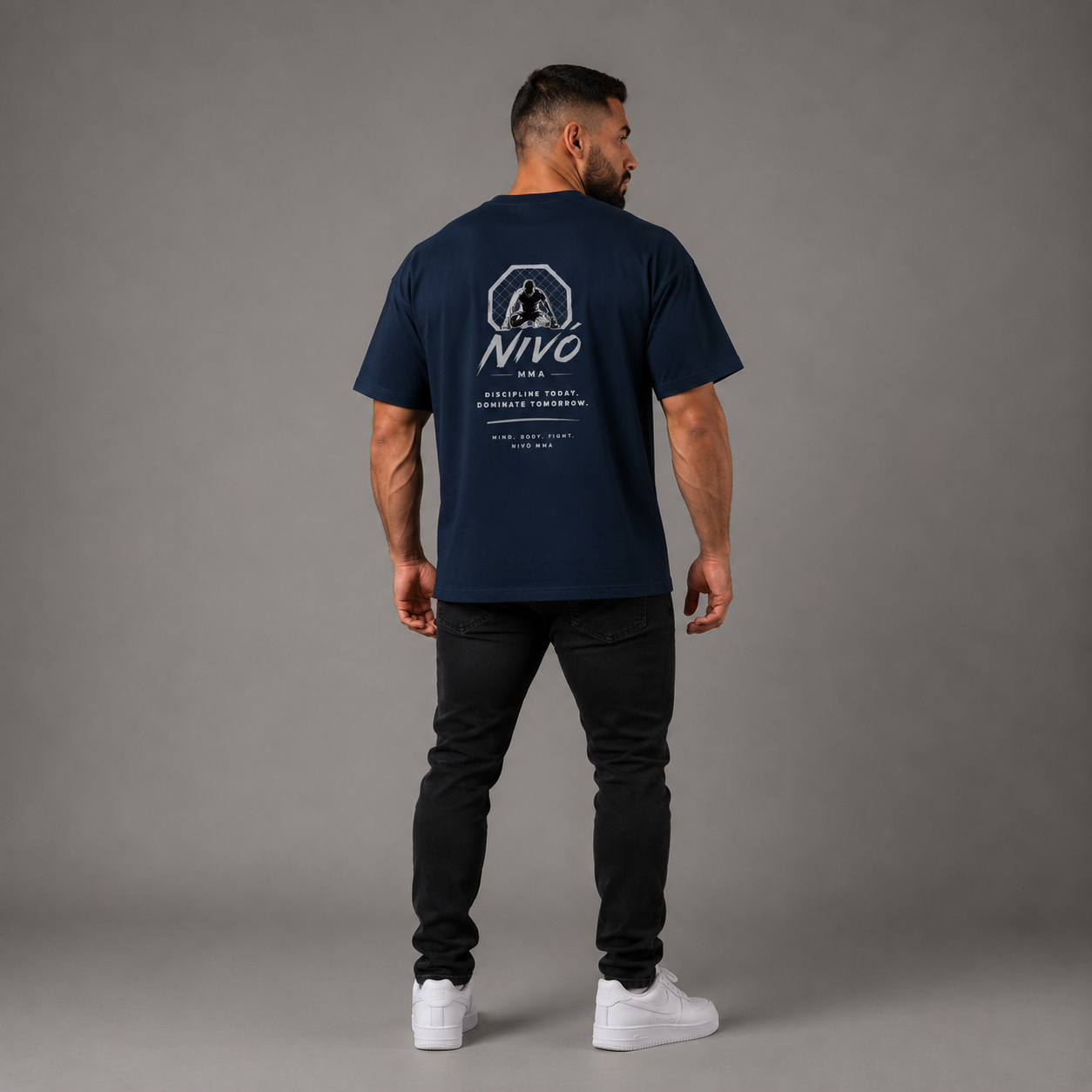 NIVÓ®OCTAGON T-Shirt / NAVY