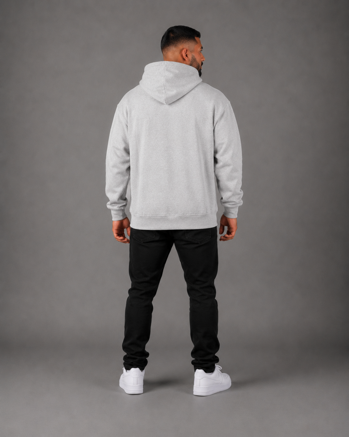 NIVOCLO®01’ HOODIE / GREY