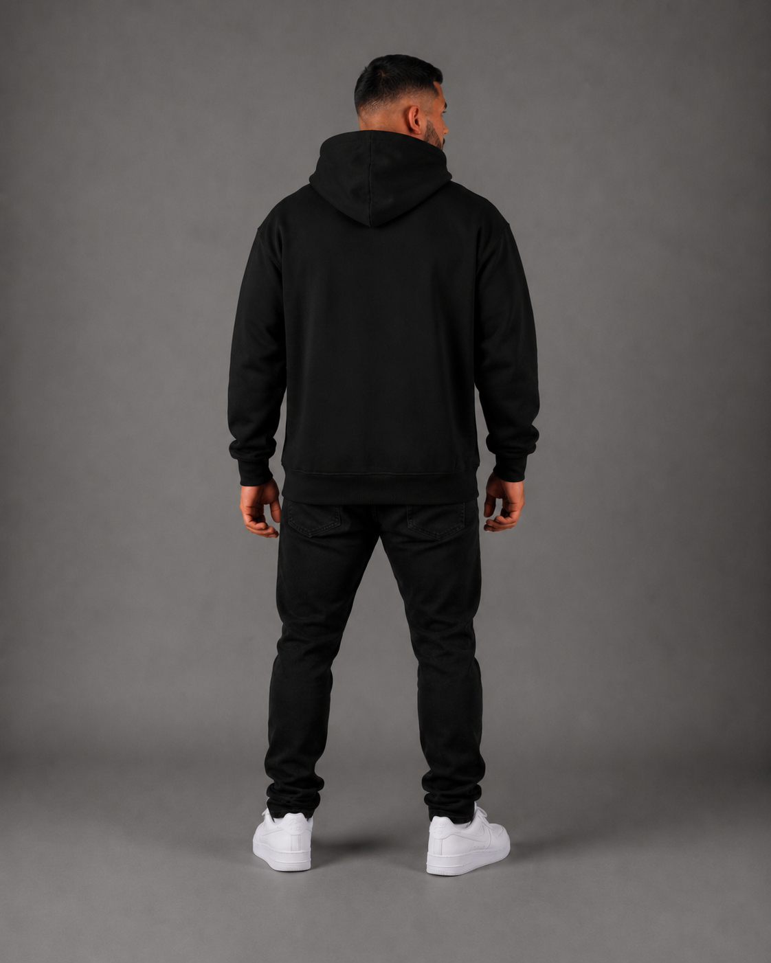 NIVOCLO®01’ HOODIE / BLACK