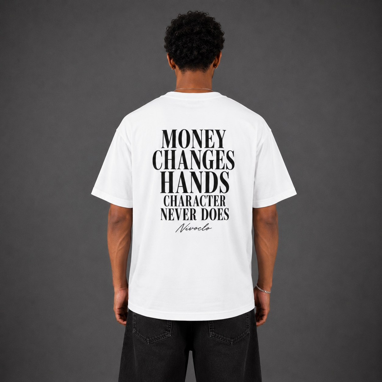 NIVOCLO® STATEMENT TEE / WHITE