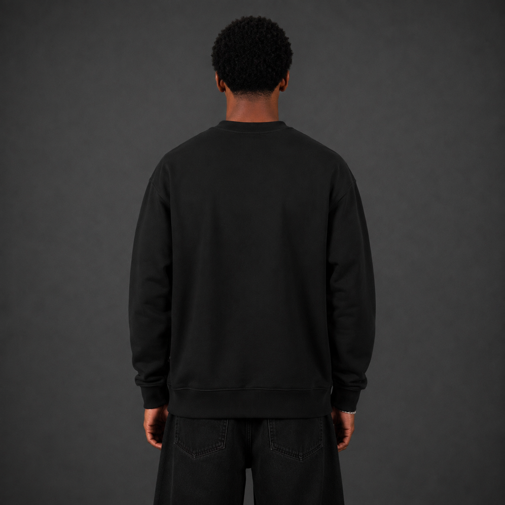 NIVOCLO® LONGSLEEVE mit Signatur / BLACK