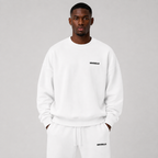 Heavyweight Fleeced Sweatshirt / WHITE
