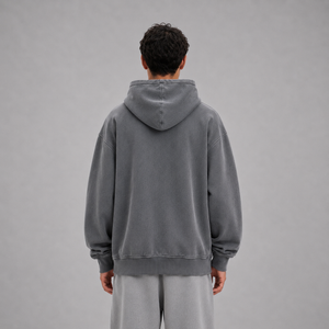 Vintage Boxy Zipper / DARK GREY