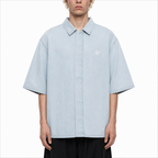 Vintage Wash Drop Shoulder Lyocell Shirt