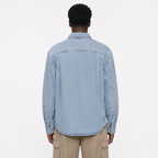 Vintage Wash Denim Shirt / BLUE