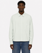 Boxy Long Sleeve Shirt / LIMETTE GREEN
