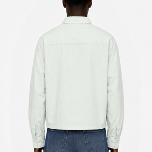 Boxy Long Sleeve Shirt / LIMETTE GREEN