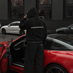 Plaid Boxy Tracksuit with signature nivoclo
