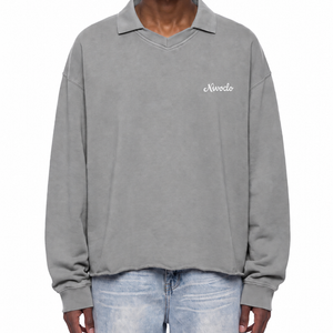 Mineral Wash Pullover Sweatshirt