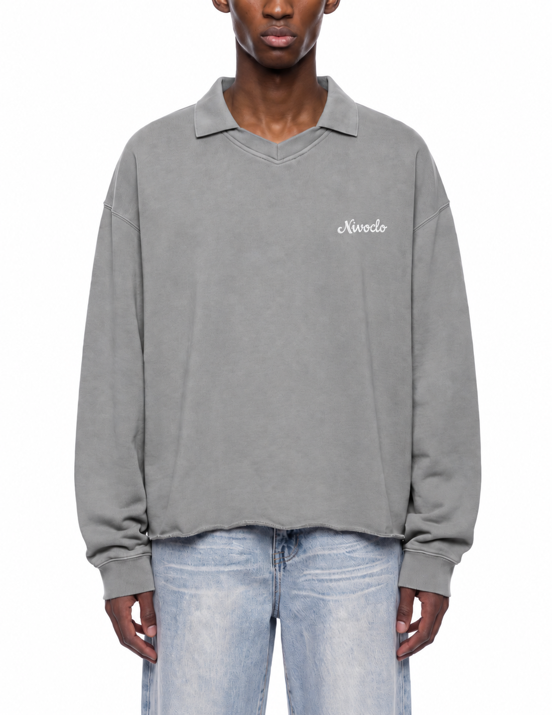 Mineral Wash Pullover Sweatshirt