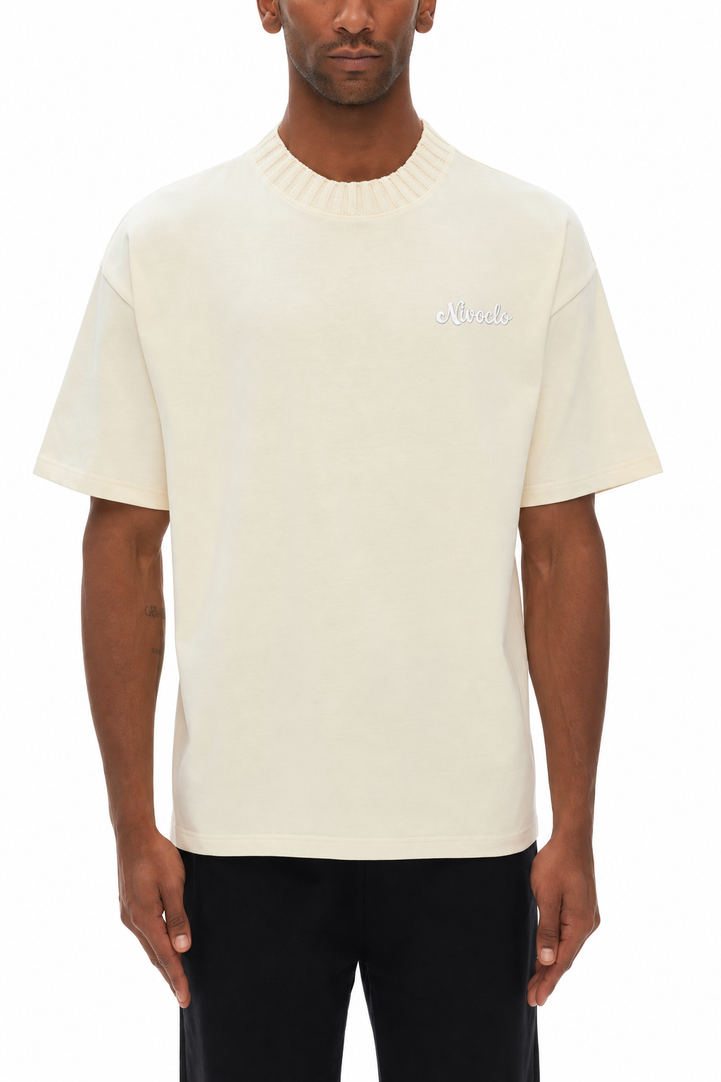 Heavyweight Knitted Round Neck T-Shirt