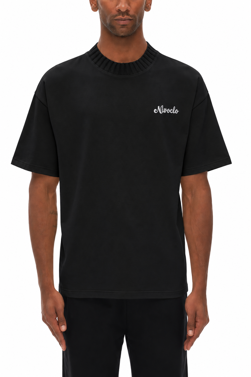 Heavyweight Knitted Round Neck T-Shirt