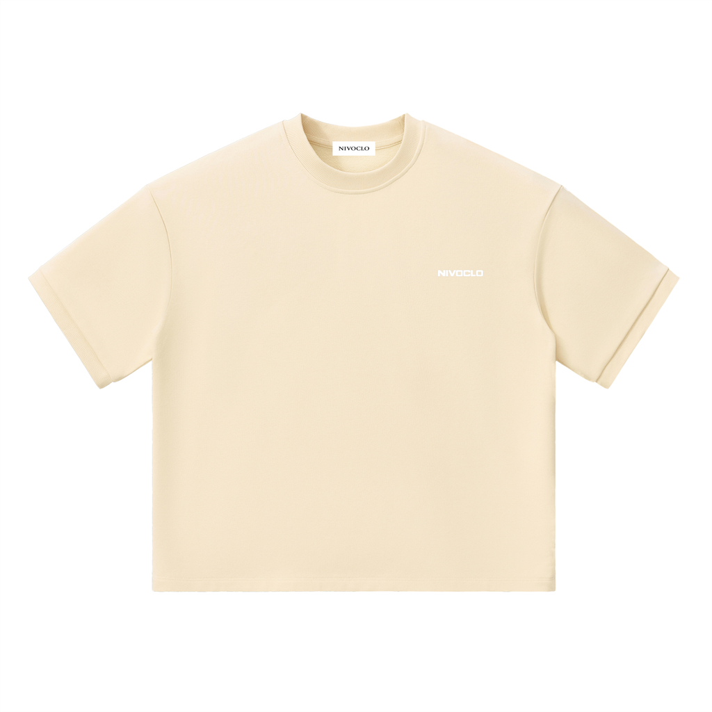 Heavyweight Boxy T-Shirt / BEIGE
