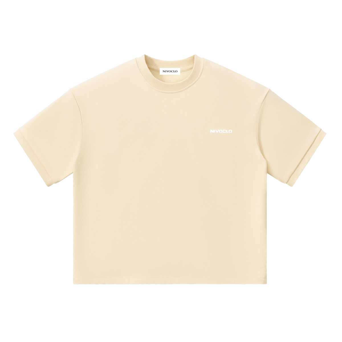 Heavyweight Boxy T-Shirt / BEIGE