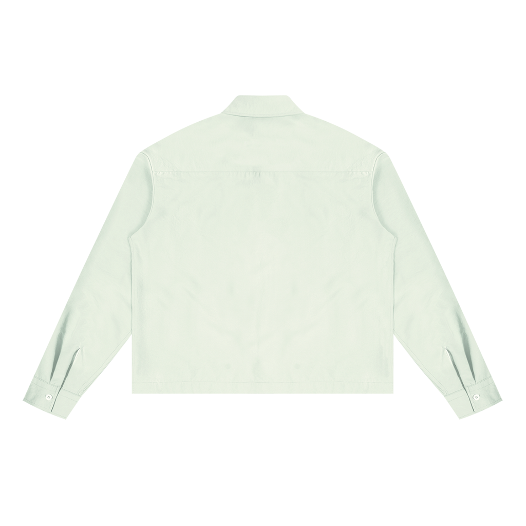 Boxy Long Sleeve Shirt / LIMETTE GREEN