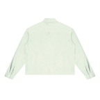 Boxy Long Sleeve Shirt / LIMETTE GREEN