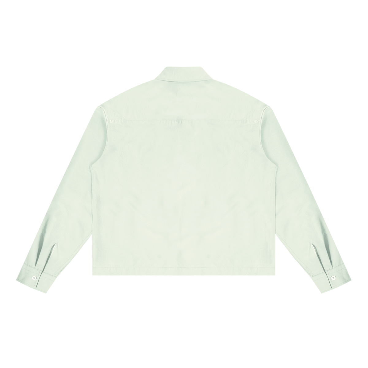 Boxy Long Sleeve Shirt / LIMETTE GREEN