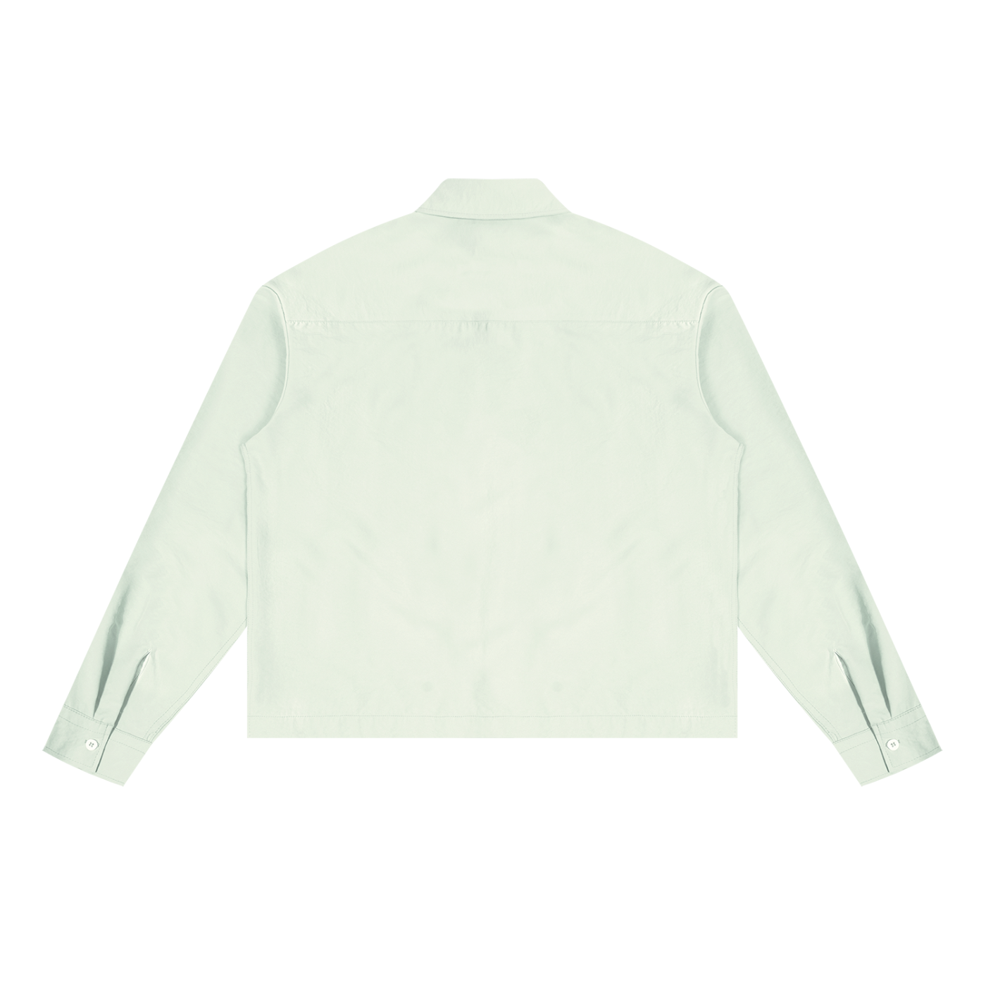 Boxy Long Sleeve Shirt / LIMETTE GREEN
