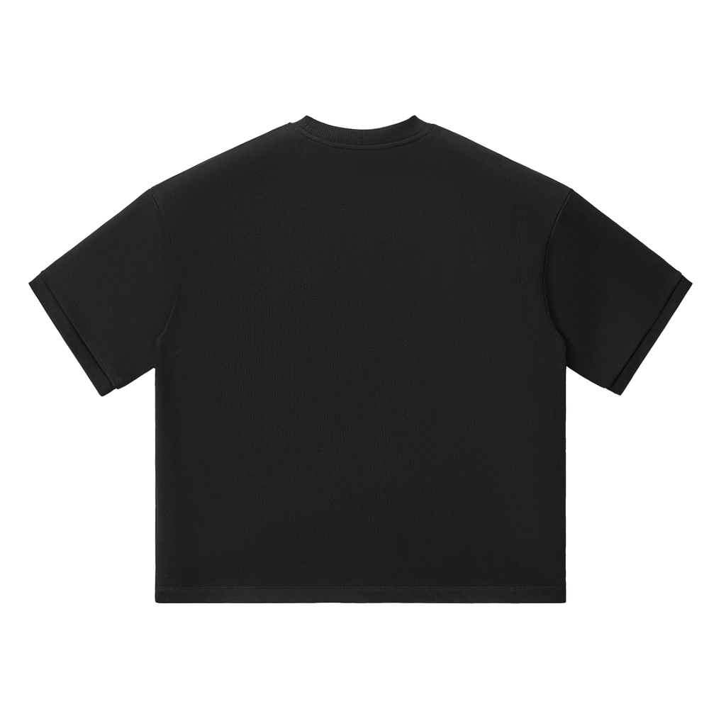 Heavyweight Boxy T-Shirt / BLACK