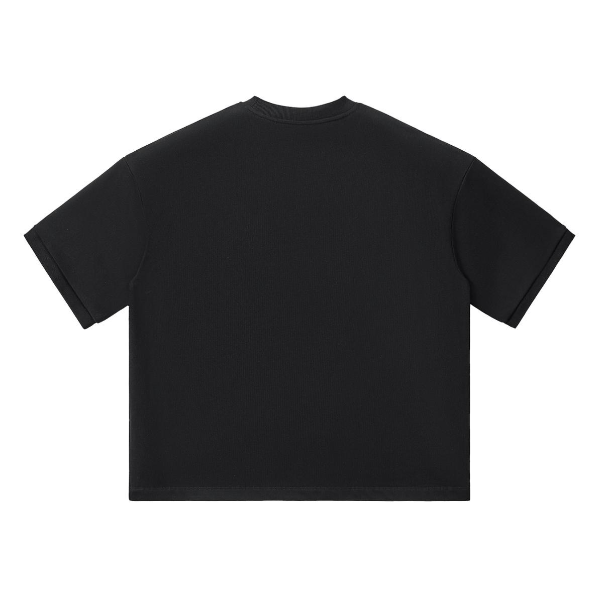 Heavyweight Boxy T-Shirt / BLACK