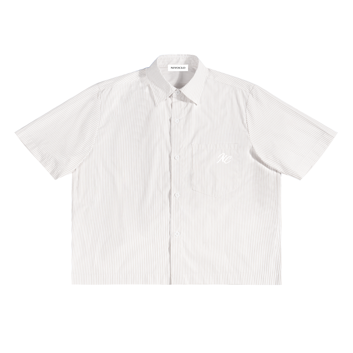 Oversized Vertical Stripe Boxy Shirt