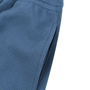 Basic Waffle Barrel Leg Pants