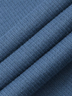Basic Waffle Barrel Leg Pants