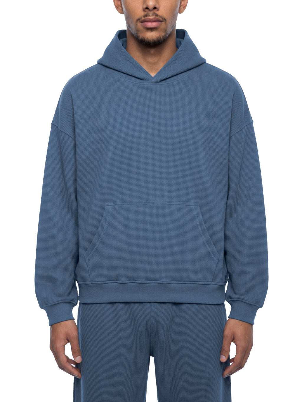 Basic Waffle Boxy Hoodie