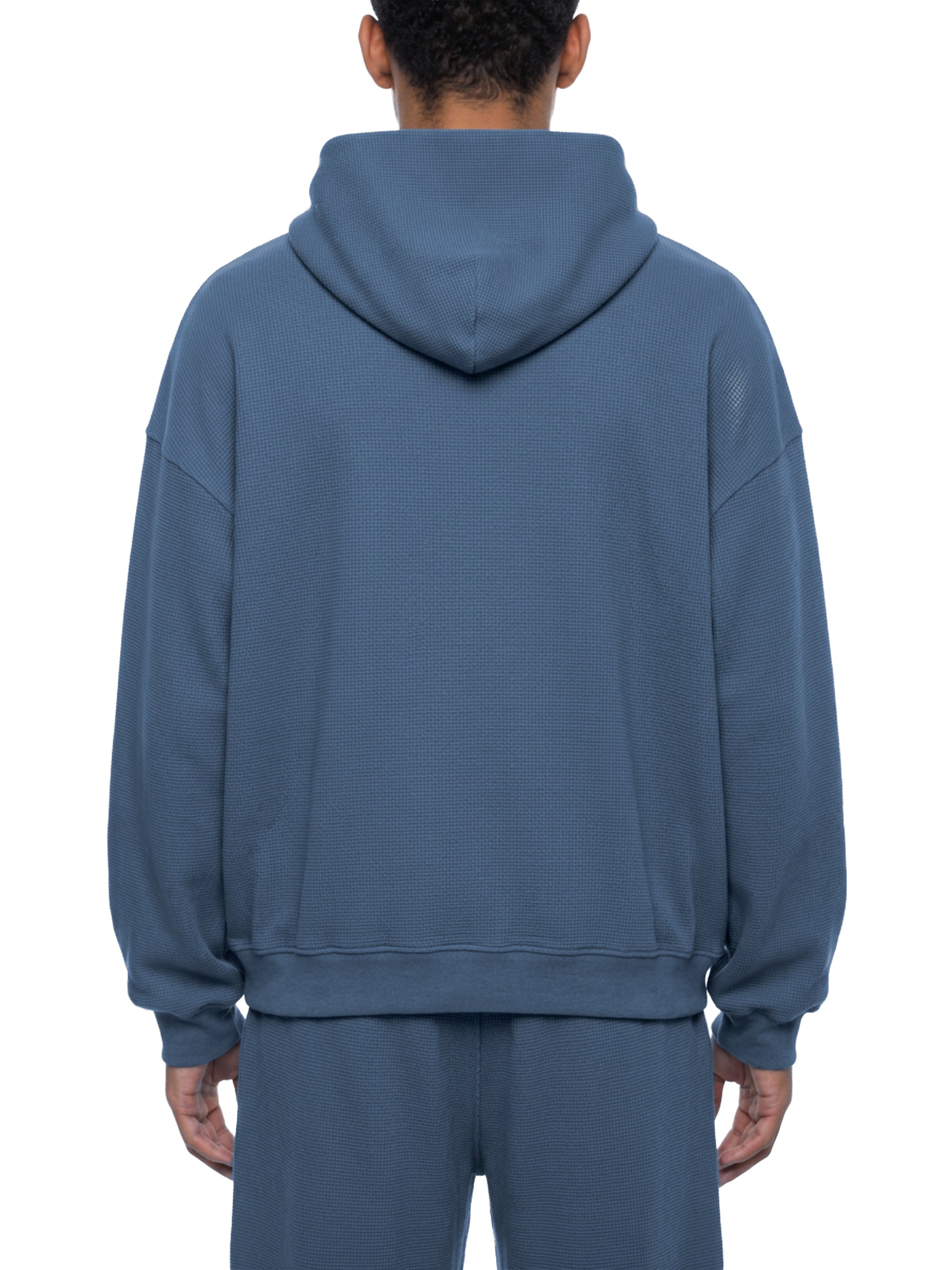 Basic Waffle Boxy Hoodie