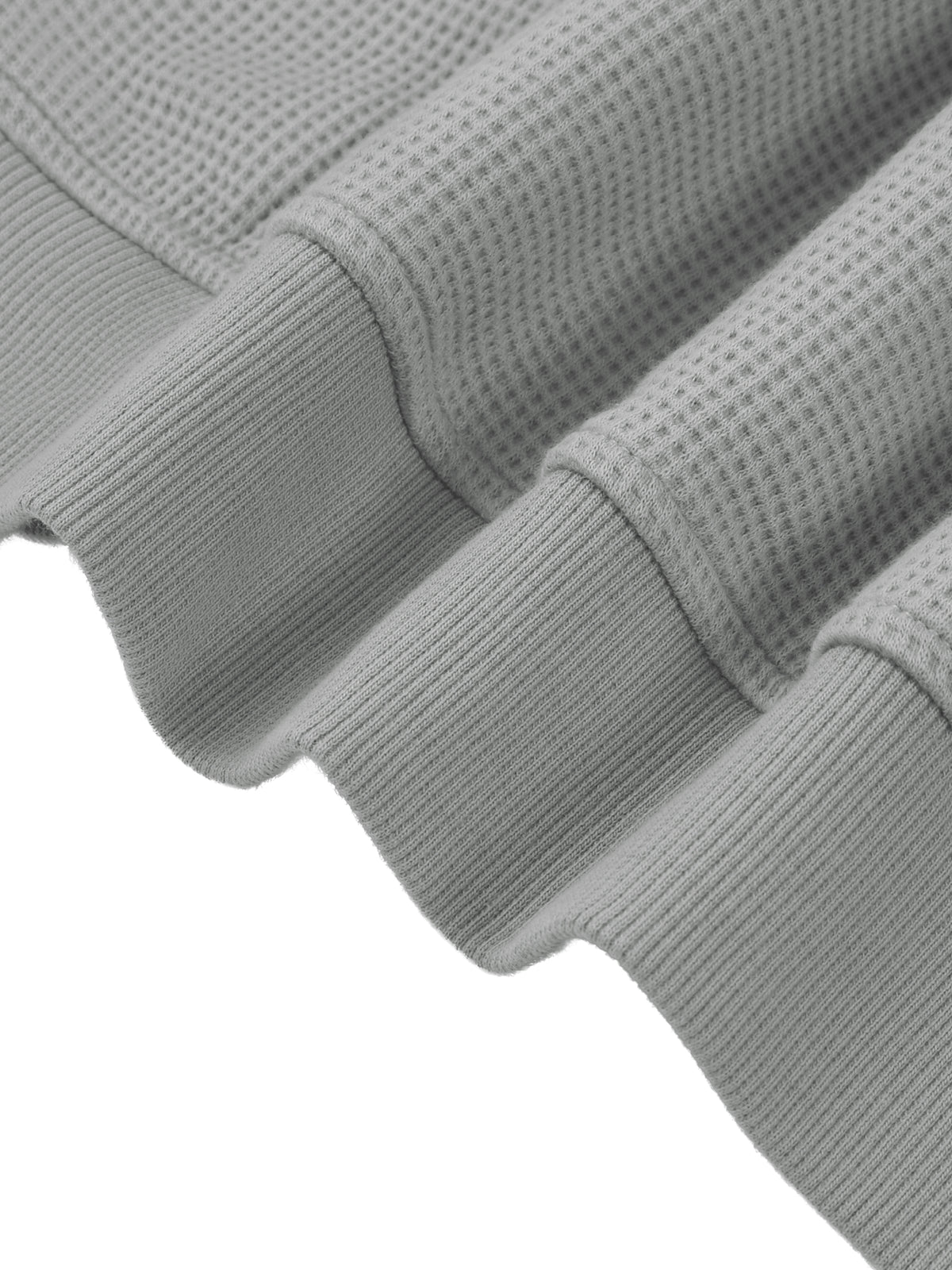 Basic Waffle Boxy Full Zip Hoodie