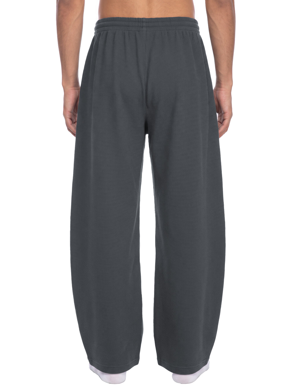 Basic Waffle Barrel Leg Pants